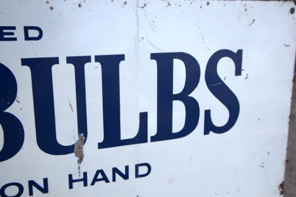 画像4: dp-250618-07 GENERAL ELECTRIC / LIGHT BULBS 1960's-1970's W-sided Metal Sign