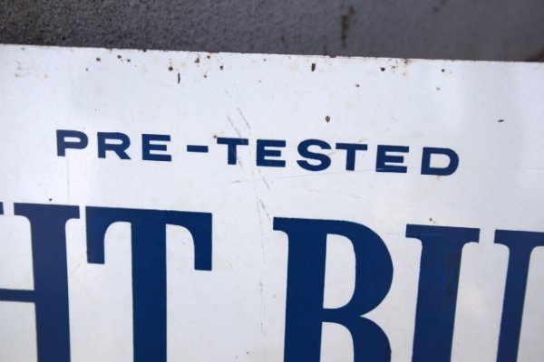 画像10: dp-250618-07 GENERAL ELECTRIC / LIGHT BULBS 1960's-1970's W-sided Metal Sign