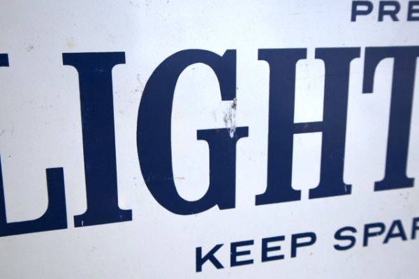 画像3: dp-250618-07 GENERAL ELECTRIC / LIGHT BULBS 1960's-1970's W-sided Metal Sign