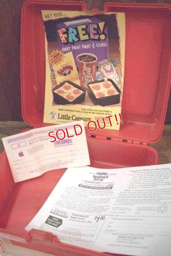 画像13: ct-250618-07 JURASSIC PARRK / THERMOS 1993 Plastic Lunch Box