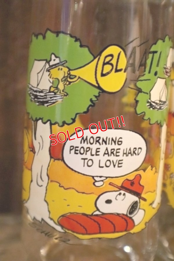 画像4: gs-250618-05 PEANUTS / McDonald's1983 Camp Snoopy Collection Glass Full set