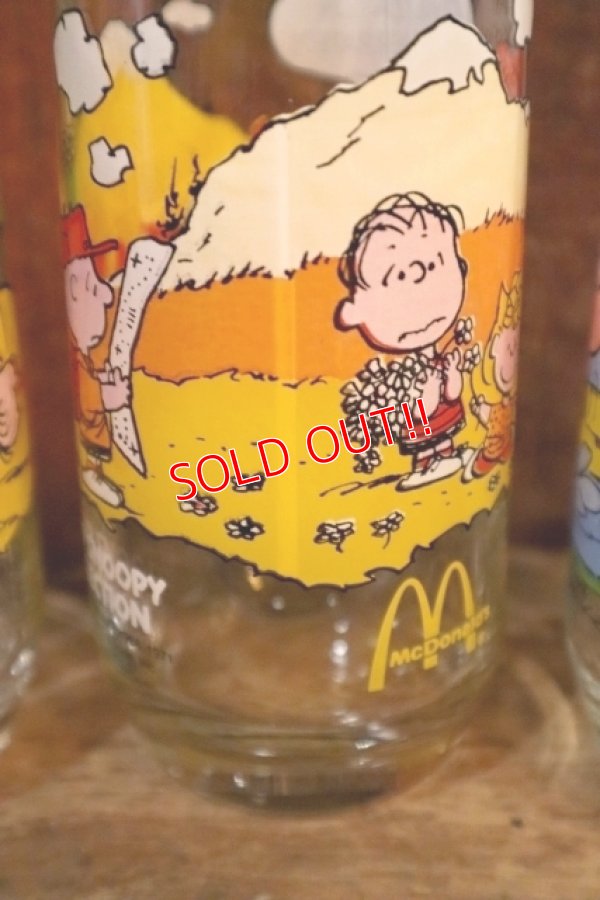 画像10: gs-250618-05 PEANUTS / McDonald's1983 Camp Snoopy Collection Glass Full set