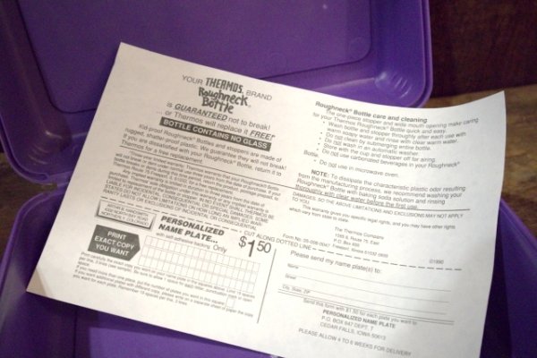 画像9: ct-250618-07 POCAHONTAS / THERMOS 1990's Plastic Lunch Box