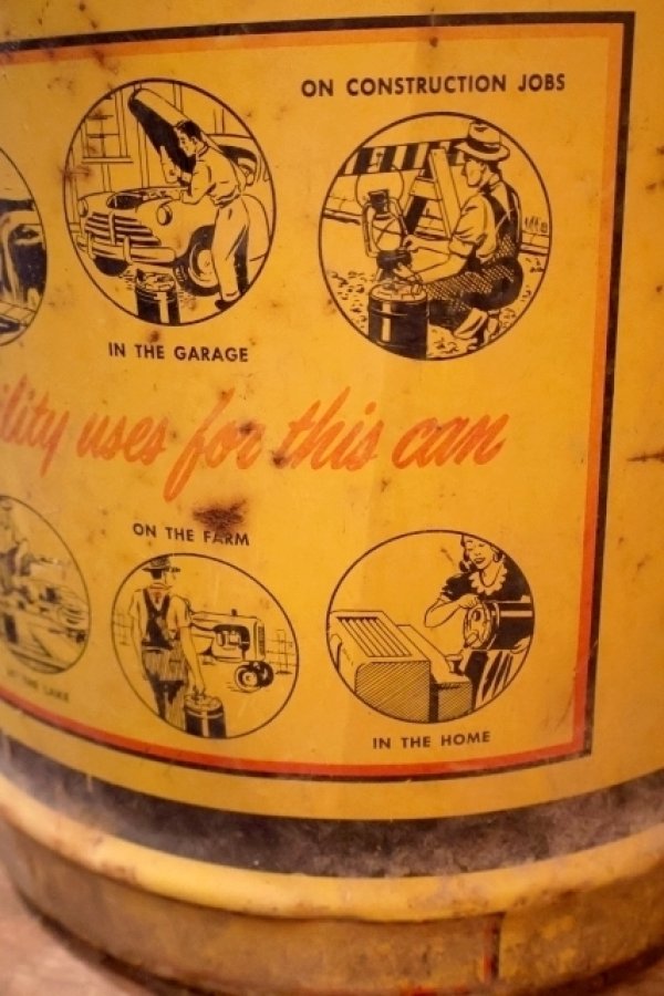 画像4: dp-250618-56 SMITH OILS 1950's 5 U.S. GALLONS CAN