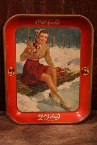 ck-031 Coca-Cola / 1941 Metal Serving Tray
