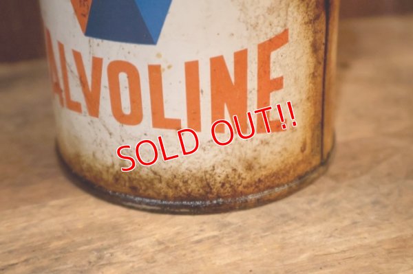 画像5: dp-250618-28 VALVOLINE / 1960's Grease Can