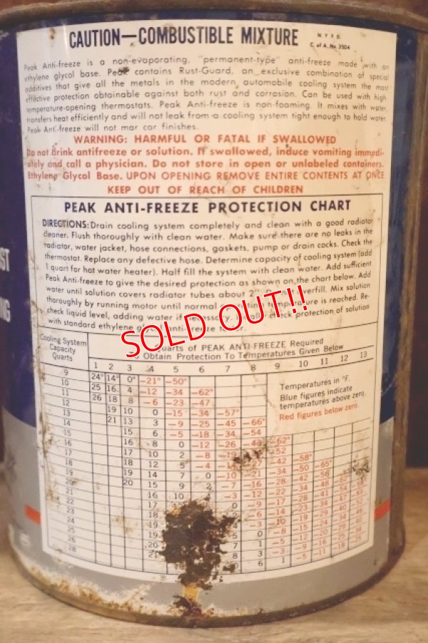 画像3: dp-250618-28 PEAK ANTI-RUST AND SUMMER COOLANT 1 Gallon Can