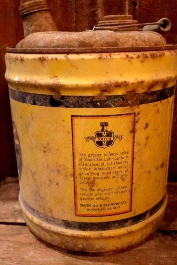 画像6: dp-250618-56 SMITH OILS 1950's 5 U.S. GALLONS CAN