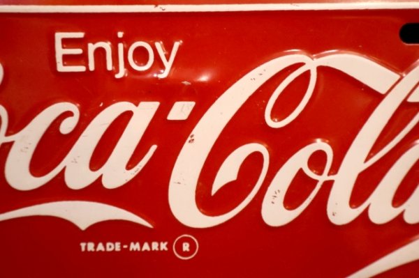 画像2: ck-029 Coca-Cola / 1990's License Plate Type Sign