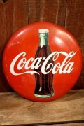 ck-030 Coca Cola / 1992 Steel Button Sign