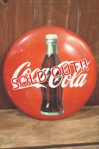 ck-030 Coca Cola / 1992 Steel Button Sign