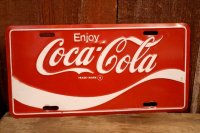 ck-029 Coca-Cola / 1990's License Plate Type Sign