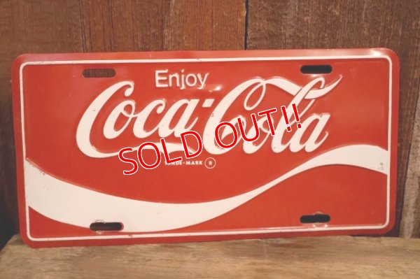 画像1: ck-029 Coca-Cola / 1990's License Plate Type Sign