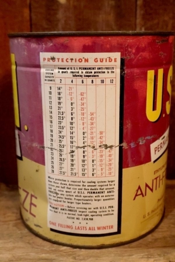 画像5: dp-250618-28 U.S.I. PERMANENT ANTI-FREEZE 1 Gallon Can