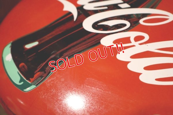 画像4: ck-030 Coca Cola / 1992 Steel Button Sign