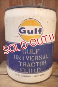 dp-250618-68 Gulf 1980's 5 U.S. GALLONS CAN