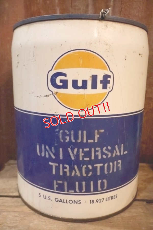 画像1: dp-250618-68 Gulf 1980's 5 U.S. GALLONS CAN