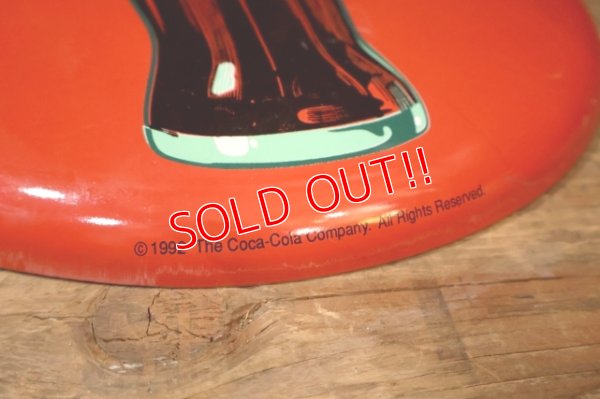 画像6: ck-030 Coca Cola / 1992 Steel Button Sign