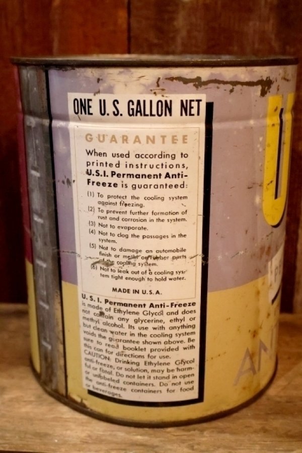 画像4: dp-250618-28 U.S.I. PERMANENT ANTI-FREEZE 1 Gallon Can