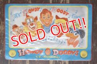 ct-250618-07 HOWDY DOODY 1950's T.V. MERRIMAT Placemat
