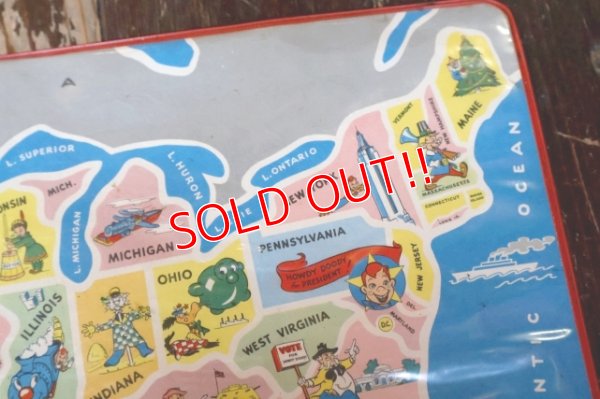 画像4: ct-250618-07 HOWDY DOODY 1950's T.V. MERRIMAT Placemat