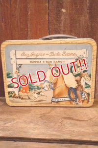 ct-250618-07 Roy Rogers and Dale Evans / American Thermos 1952 Metal Lunch Box