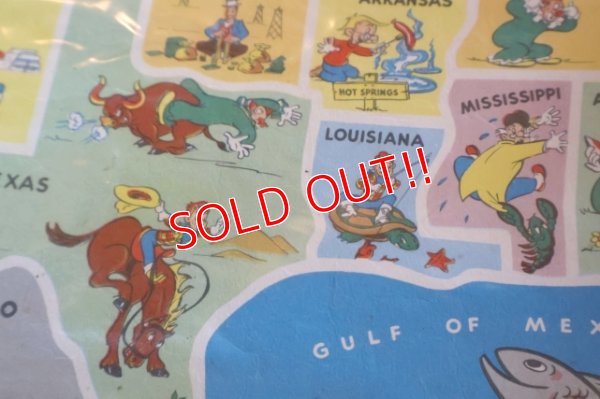 画像6: ct-250618-07 HOWDY DOODY 1950's T.V. MERRIMAT Placemat