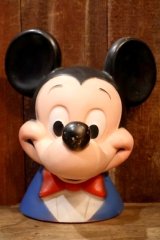 ct-250618-07 Mickey Mouse / PLAY PAL PLASTIC 1970's Coin Bank