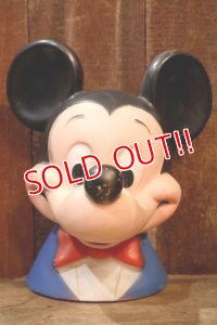 ct-250618-07 Mickey Mouse / PLAY PAL PLASTIC 1970's Coin Bank