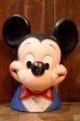 画像1: ct-250618-07 Mickey Mouse / PLAY PAL PLASTIC 1970's Coin Bank (1)