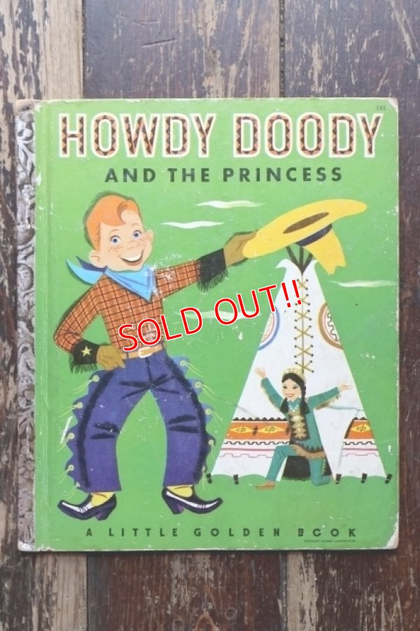 画像1: ct-250618-07 HOWDY DOODY AND THE PRINNCESS 1952 A LITTLE GOLDEN BOOK