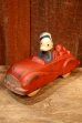 画像1: ct-250618-07 Donald Duck & Pluto / SUN RUBBER 1930's-1940's Car Toy (1)