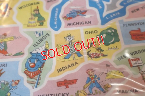 画像7: ct-250618-07 HOWDY DOODY 1950's T.V. MERRIMAT Placemat