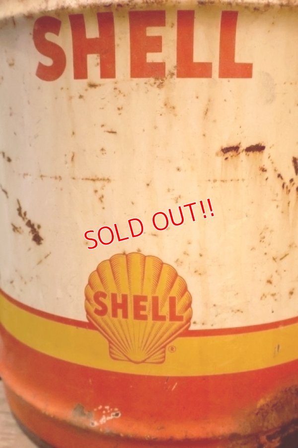 画像2: dp-250618-51 SHELL / 1950's 5 U.S.GALLONS CAN