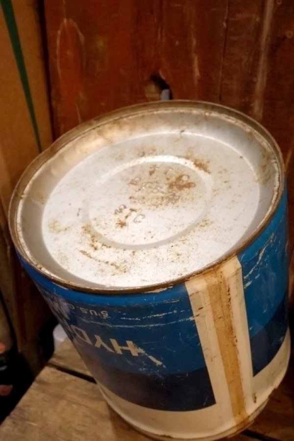 画像9: dp-250618-59  Ford TRACTOR HYDRAULICOIL / 1970's 5 U.S.GALLONS CAN