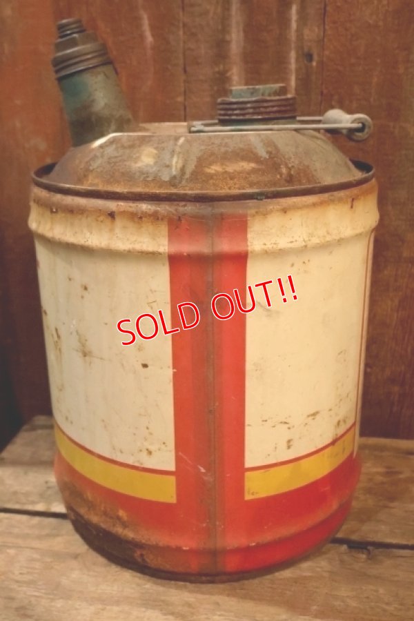 画像8: dp-250618-51 SHELL / 1950's 5 U.S.GALLONS CAN