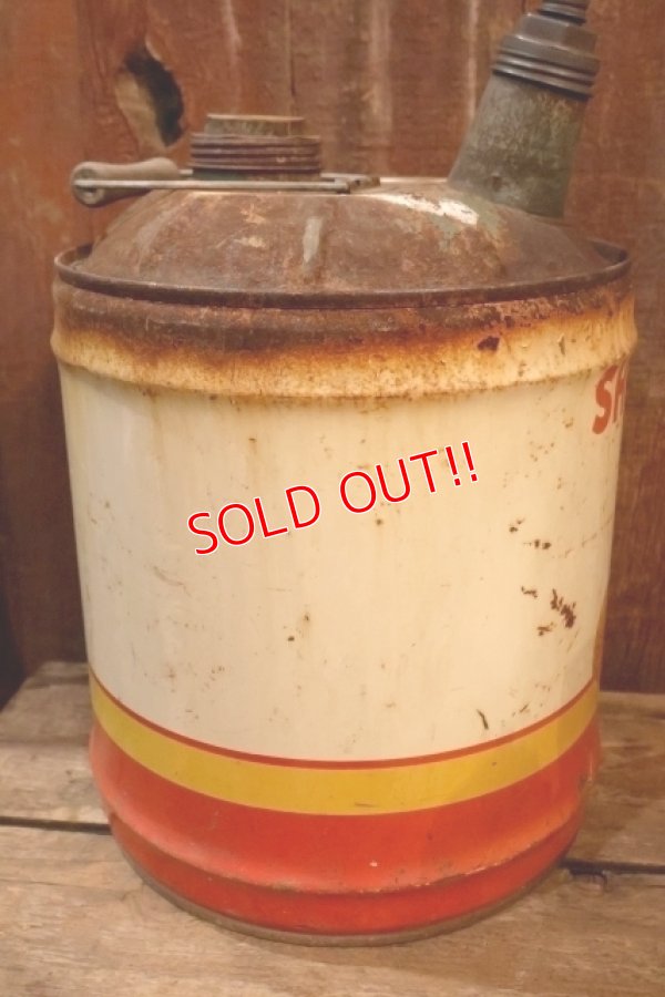 画像7: dp-250618-51 SHELL / 1950's 5 U.S.GALLONS CAN