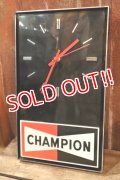 dp-250404-07 CHAMPION SPARK PLUGS 1970's-1980's Wall Clock