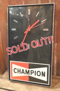dp-250404-07 CHAMPION SPARK PLUGS 1970's-1980's Wall Clock