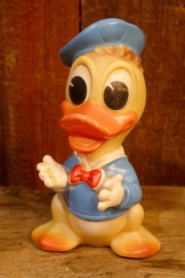 画像1: ct-250618-07 Donald Duck / Ledraplastic 1960's Squeaky Doll (S)