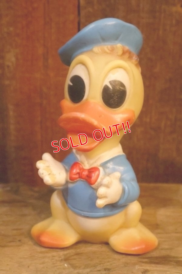 画像1: ct-250618-07 Donald Duck / Ledraplastic 1960's Squeaky Doll (S)