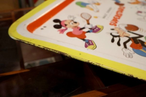 画像9: ct-250618-07 WALT DISNEY CHARACTERS / 1970's Kid's Tin Table