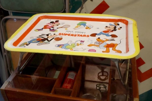 画像12: ct-250618-07 WALT DISNEY CHARACTERS / 1970's Kid's Tin Table