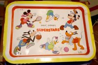 ct-250618-07 WALT DISNEY CHARACTERS / 1970's Kid's Tin Table
