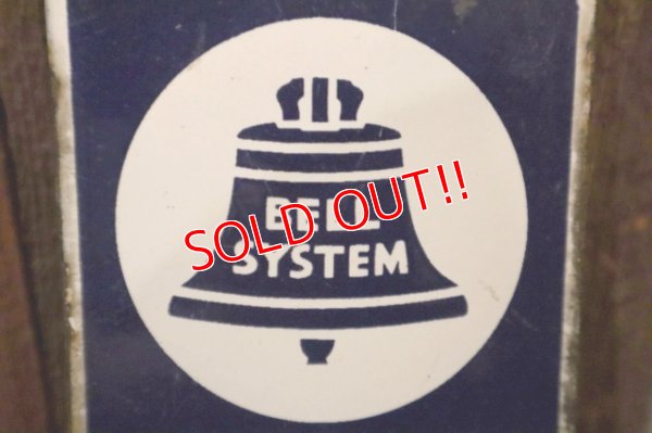 画像3: dp-250531-03 BELL SYSTEM UNDERGROUND TELEPHONE CABLE Enamel Plate Sign