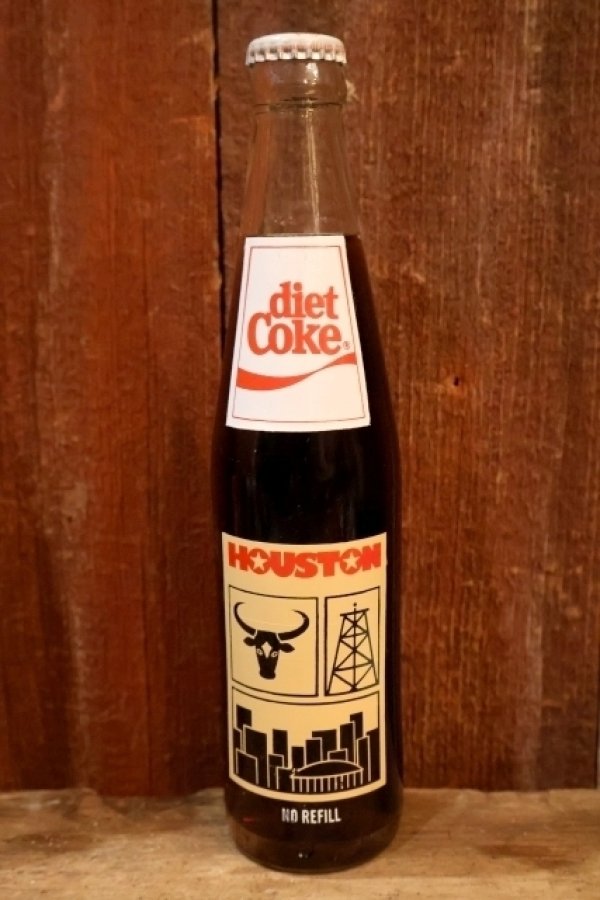 画像1: ck-039 HOUSTON Coca Cola Bottling Company / INTRODUCING diet Coke 1983 Bottle