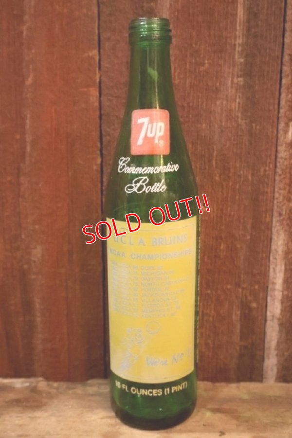 画像1: dp-250701-18  7 Up / UCLA BRUINS 1975 NCAA CHAMPION BOTTLE