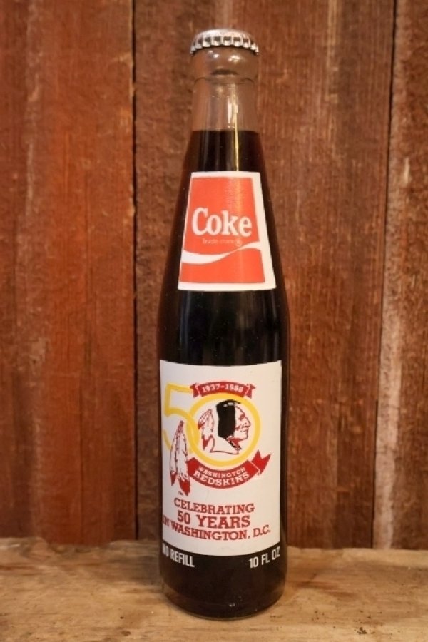 画像1: ck-035 Washington Redskins  / Coca-Cola 1986 Bottle