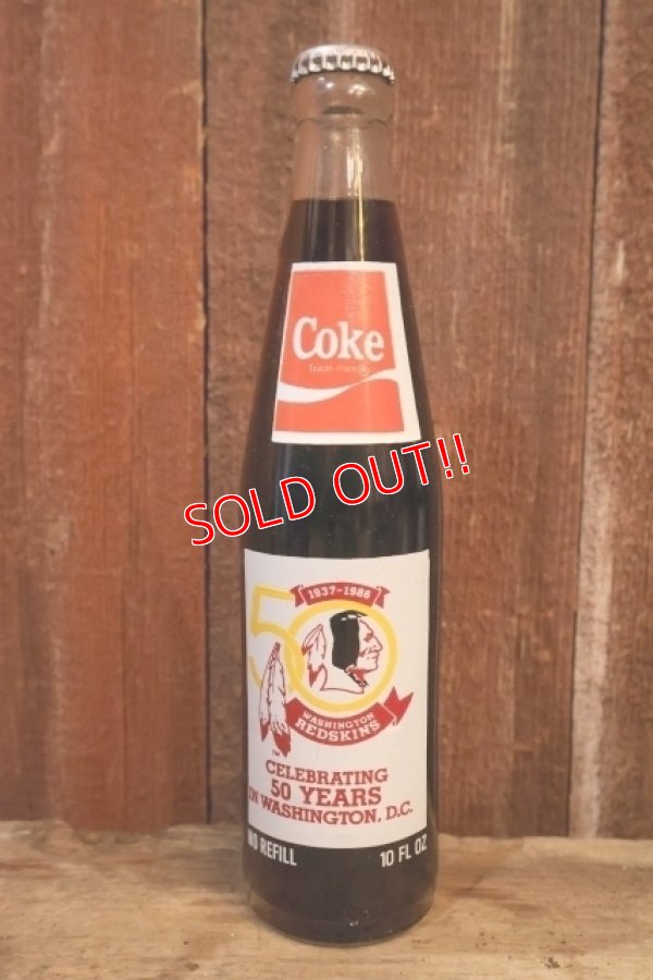 画像1: ck-035 Washington Redskins  / Coca-Cola 1986 Bottle