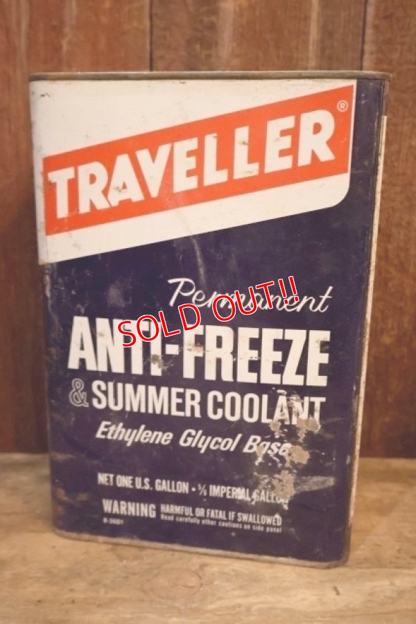 画像1: dp-250618-28 TRAVELLER / ANTI-FREEZE & SUMMER COOLANT 1 U.S. GALLON CAN